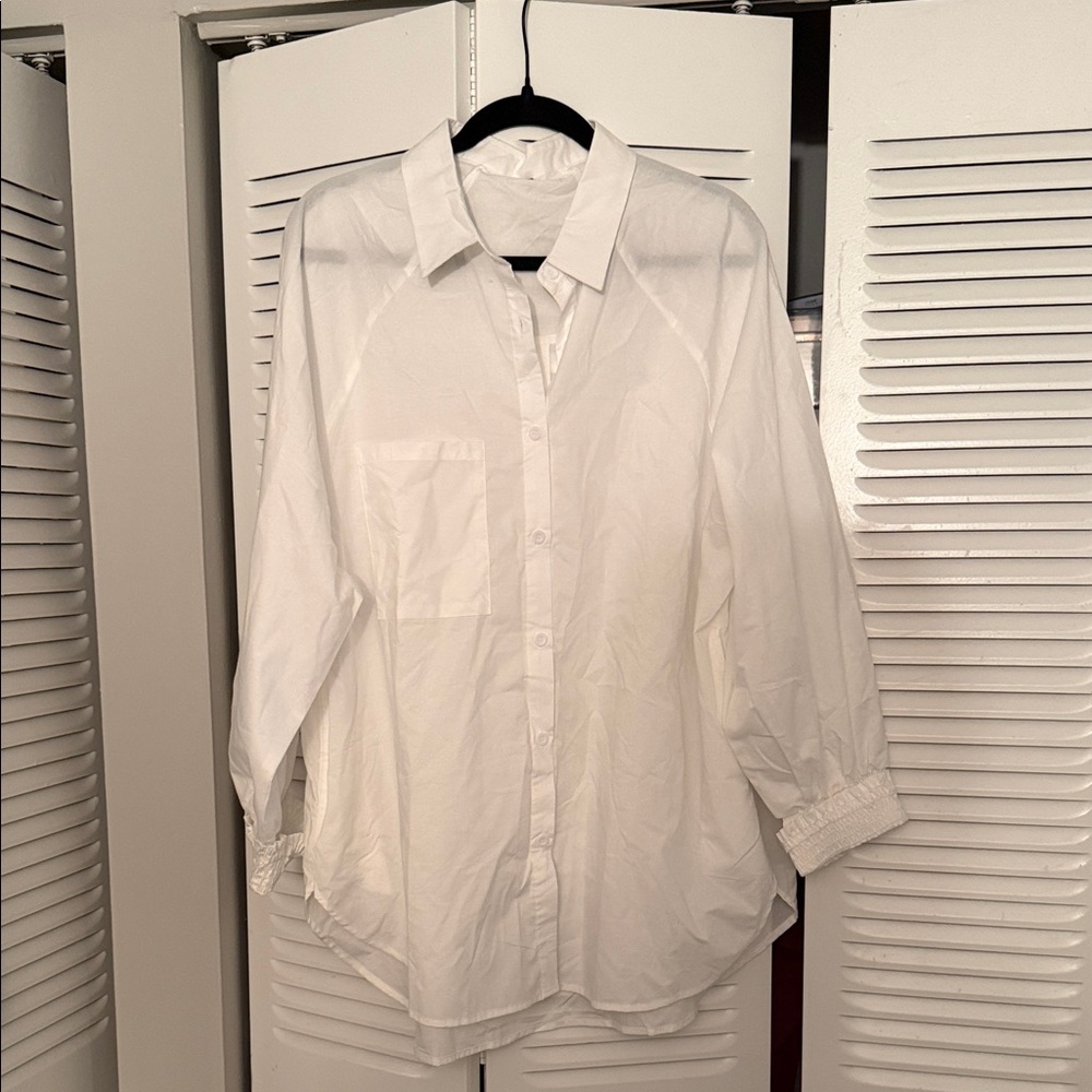 Classic White Men's Shirt